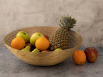 Fruit bowl ø 30 cm H 15 cm Bread basket Fruit basket metal round silver or gold Vita metal wire structure
