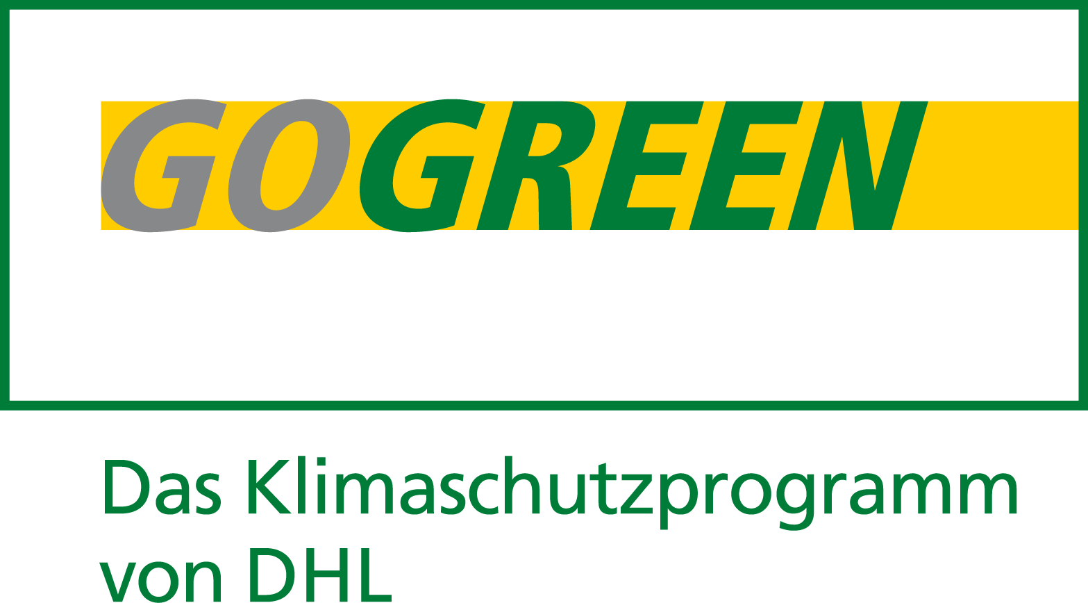 Design Wunder mit GoGreen - Das Klimatschutzprogramm von DHL