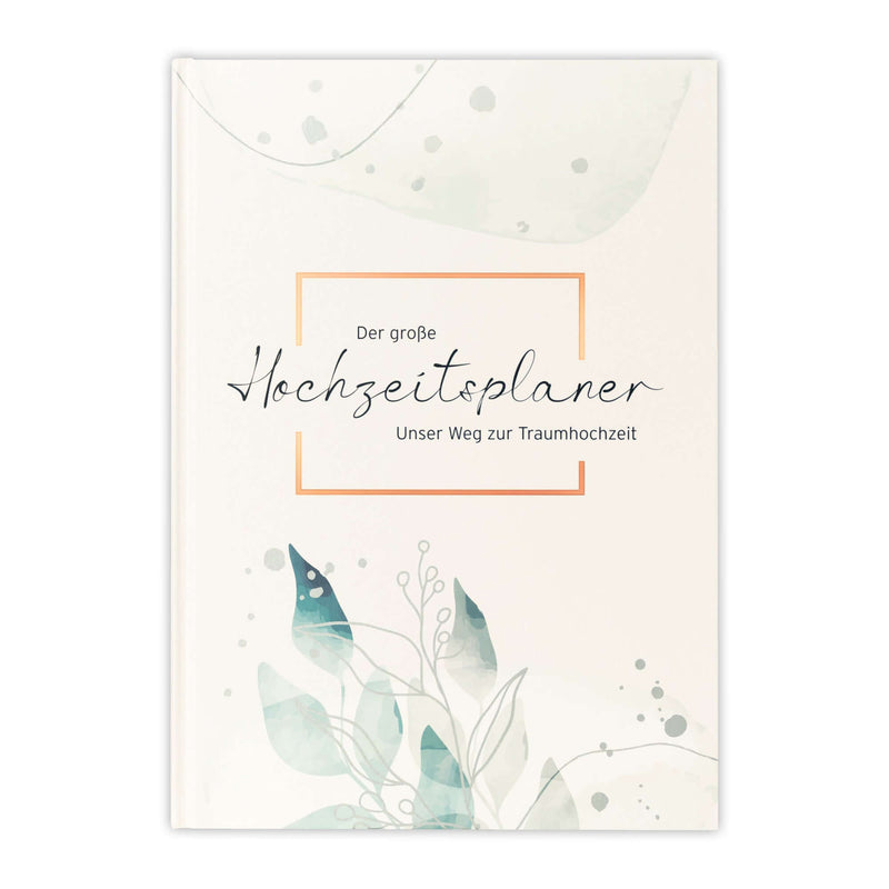 Cover des Hochzeitsplaner Buch im schönen und ansprechenden Design