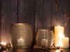 Tea light holder set of 2 lanterns candle holder Paris gold or silver candle holder